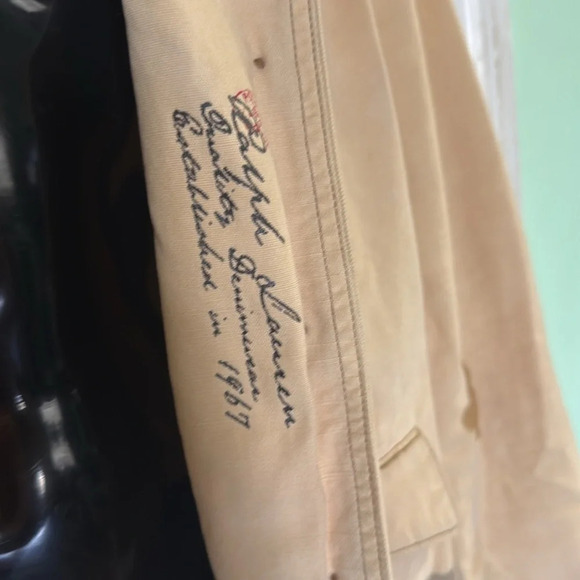 Ralph Lauren Original Polo Jeans Tan Denim Crop Jacket 100% Cotton Fall Size XL - Picture 6 of 7